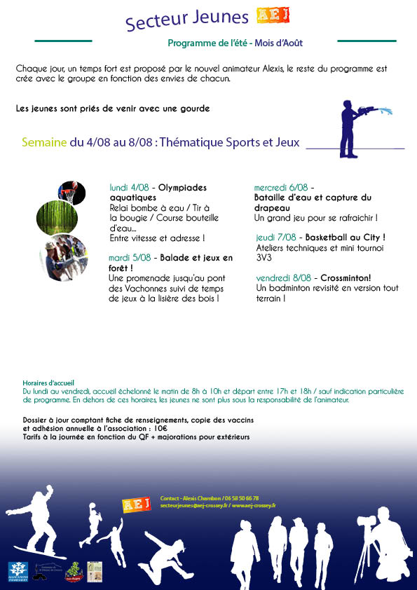 Programme ETE 20255