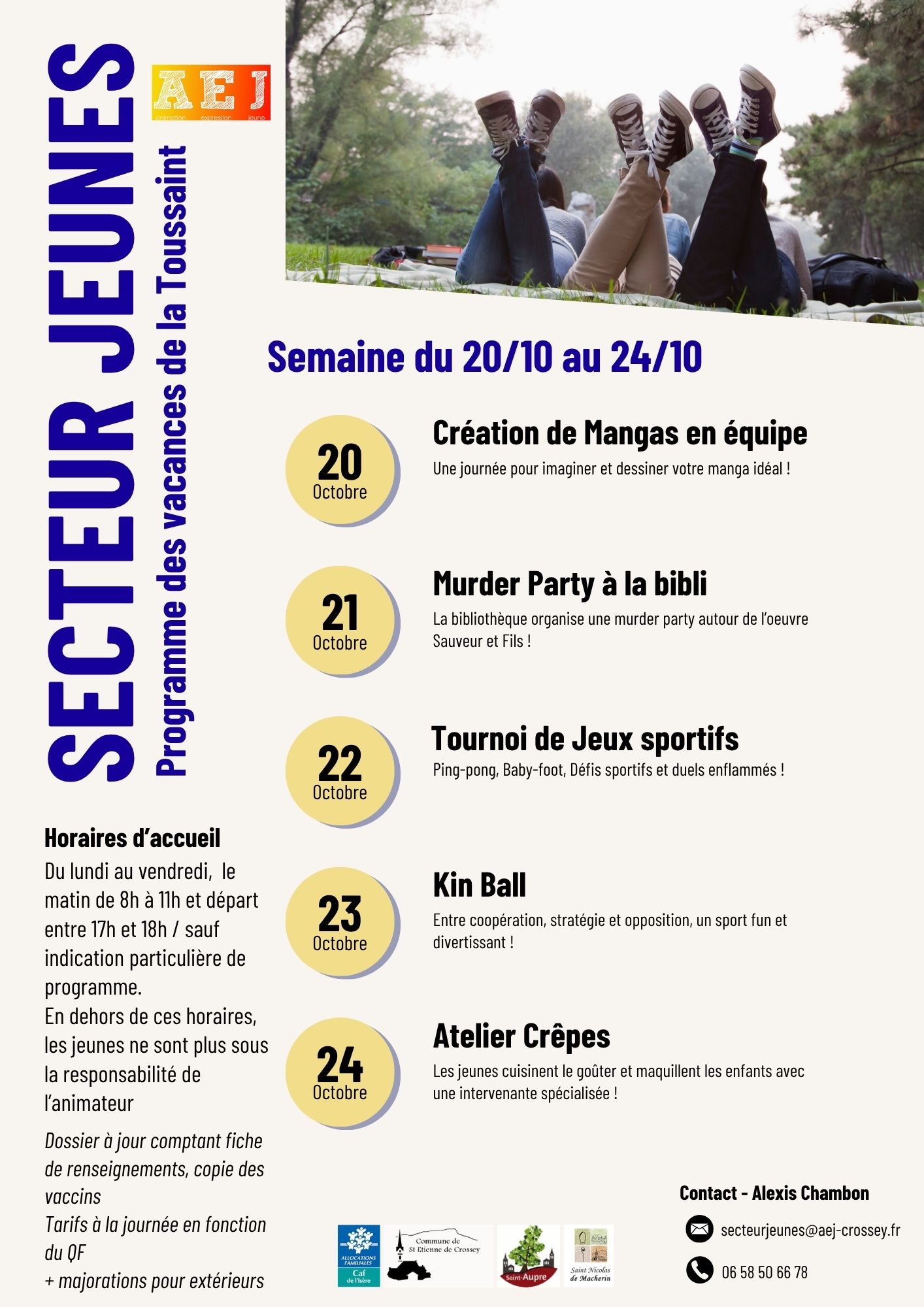 Programme Vacances TOUSSAINT (1)