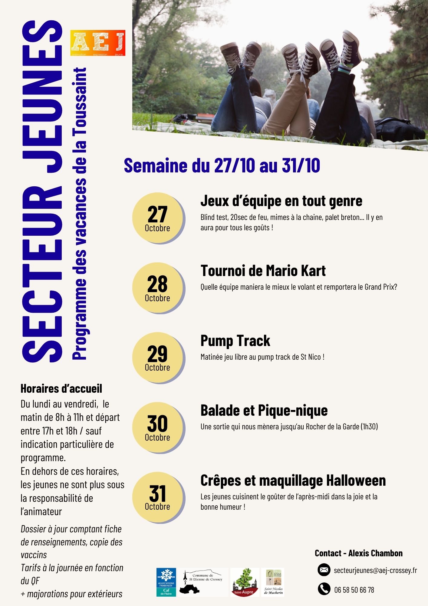 Programme Vacances TOUSSAINT (2)